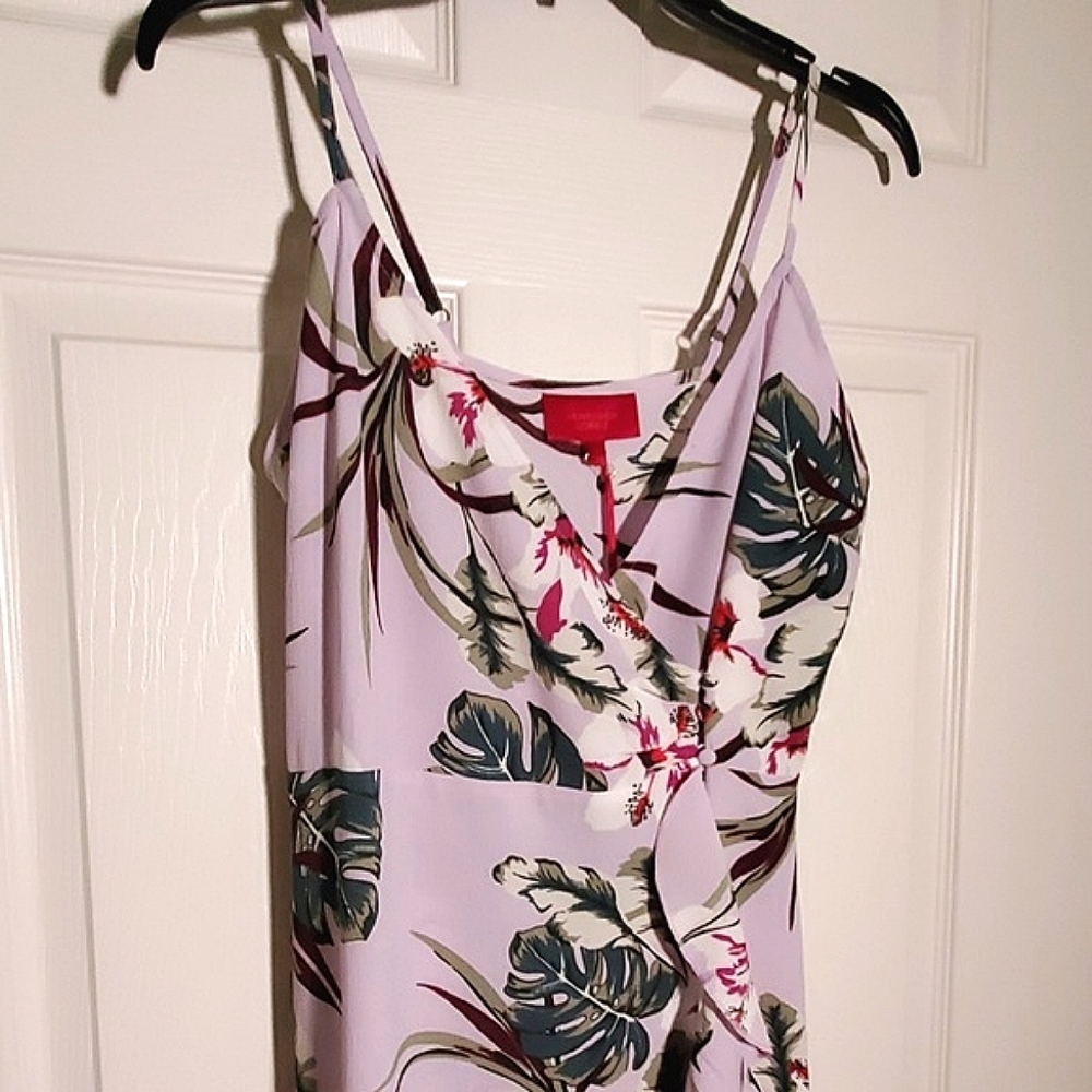 NWT Jennifer Lopez Ruffle Midi Dress - Picture 3 of 5